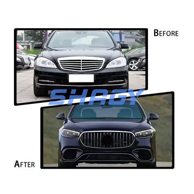 W221 مرسيدس بنز W221 S600 S500 S350 W222 مايباخ أضواء مقدمة خلفية غطاء صندوق السيارة